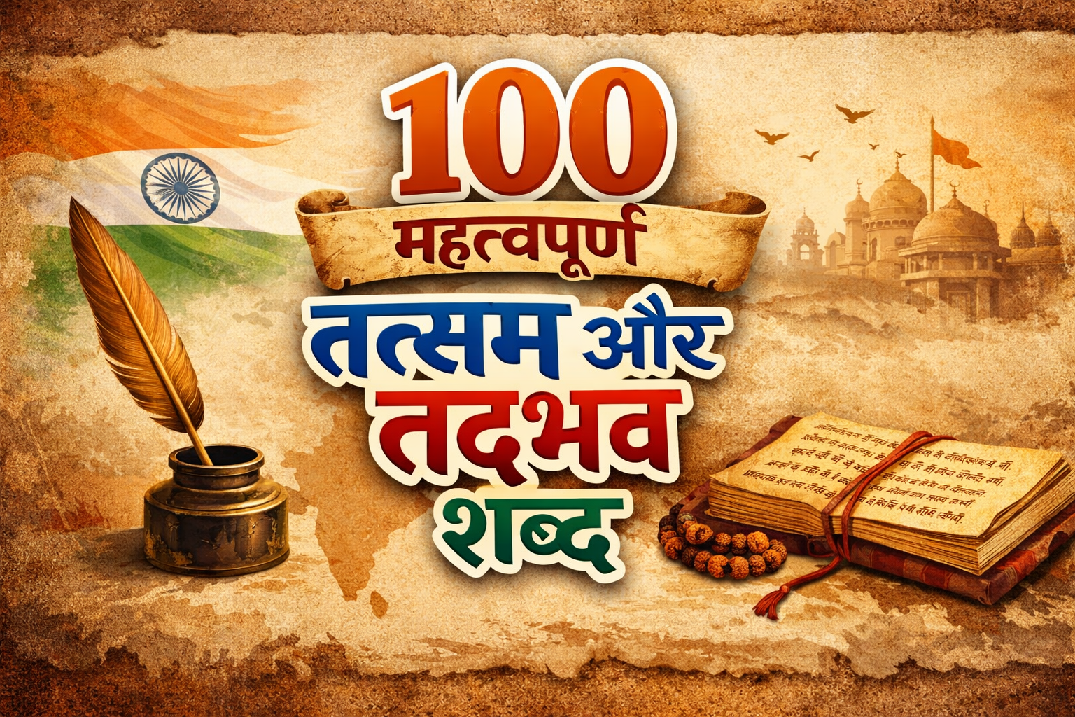 100 तत्सम और तद्भव for all competative exam like SSC,BANKING, LEKHPAL,PCS,IAS