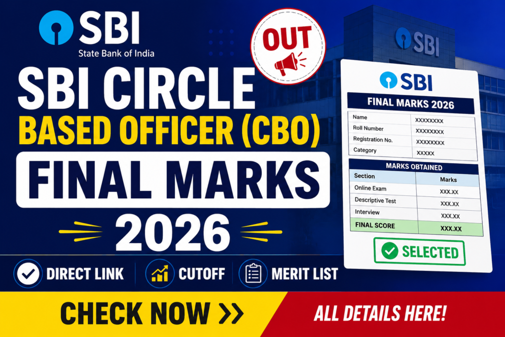 SBI Circle Based Officer (CBO)